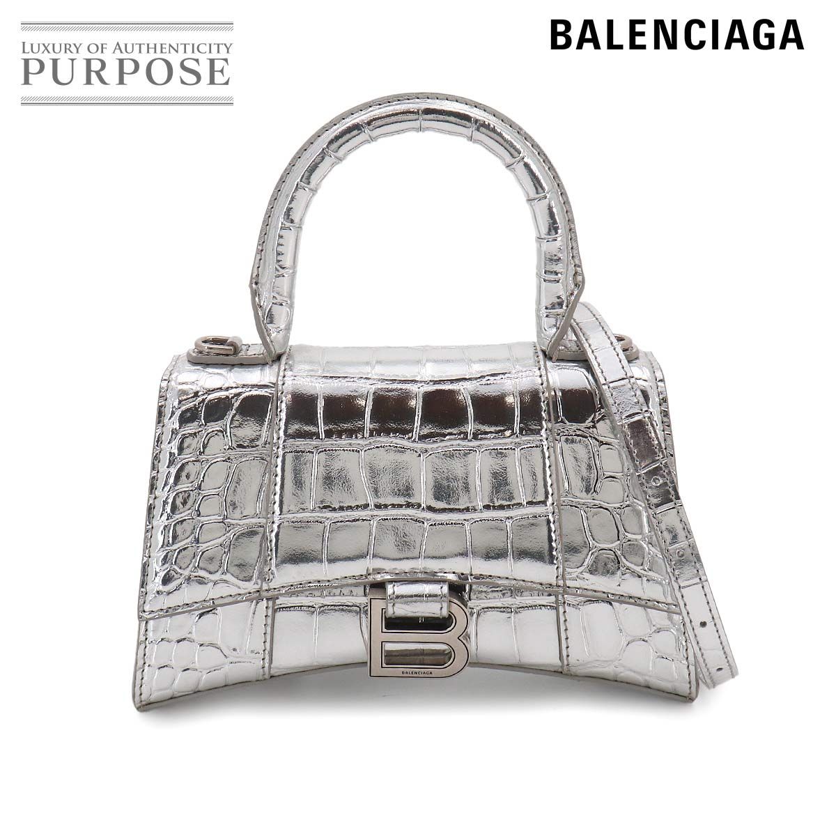 新品同様 バレンシアガ BALENCIAGA アワーグラス XS 2way ハンド
