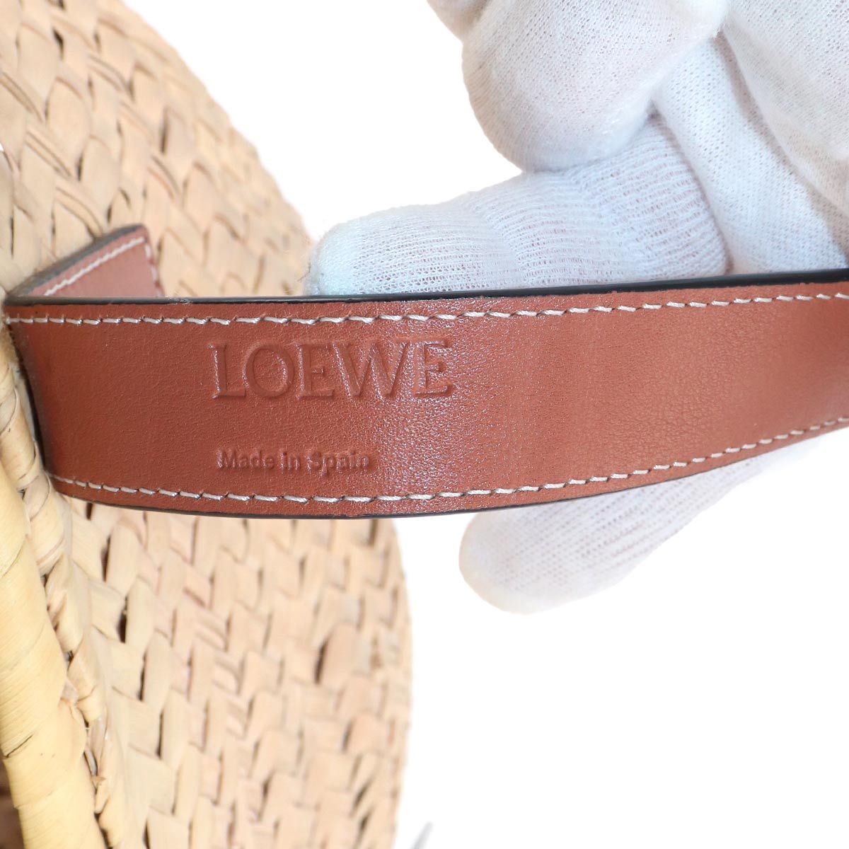 新品同様 ロエベ LOEWE バスケット バッグ スモール カゴバッグ