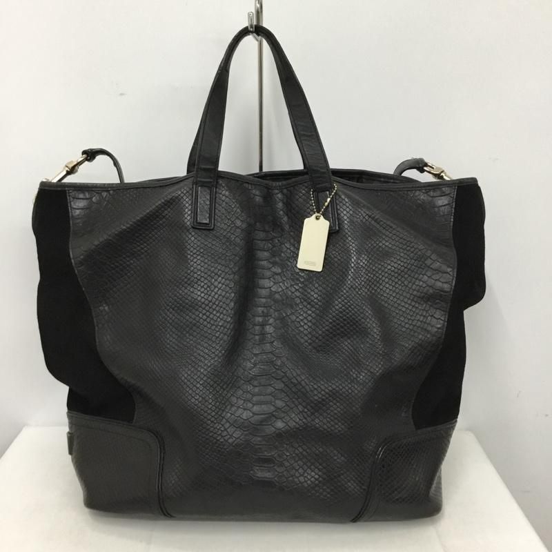 COACH コーチ トートバッグ F30963 パイソン型押しレザー 2WAY - メルカリ
