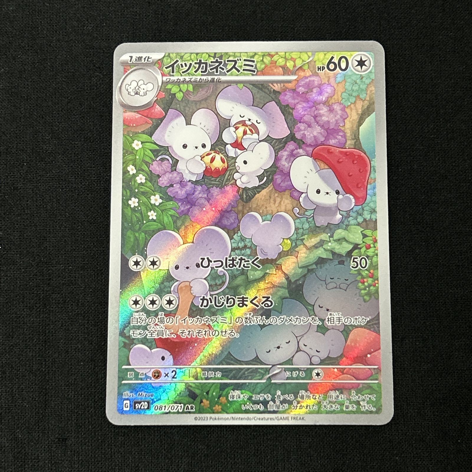浜館56-2444] ポケモンカード ポケカ イッカネズミ SV2D 081/071 AR 4