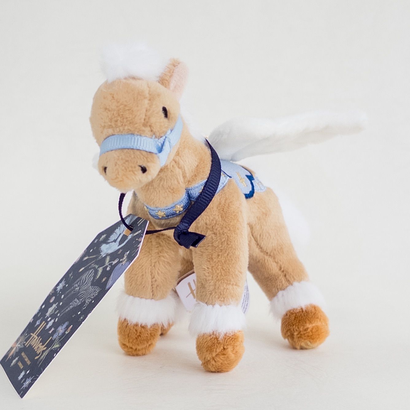 Harrods】新品ハロッズ ペガサス ぬいぐるみ キーホルダー バッグ