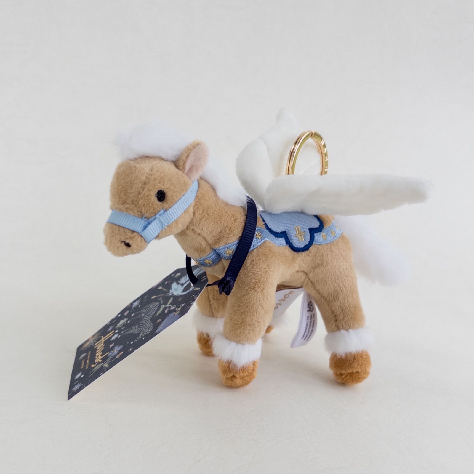 Harrods】新品ハロッズ ペガサス ぬいぐるみ キーホルダー バッグ