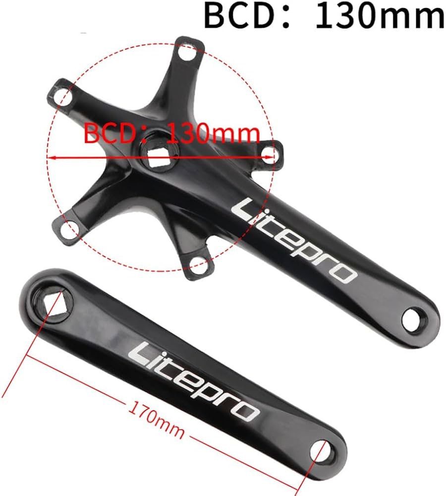 折りたたみ自転車チェーンリング 130BCD 45T、47T、56T、58T