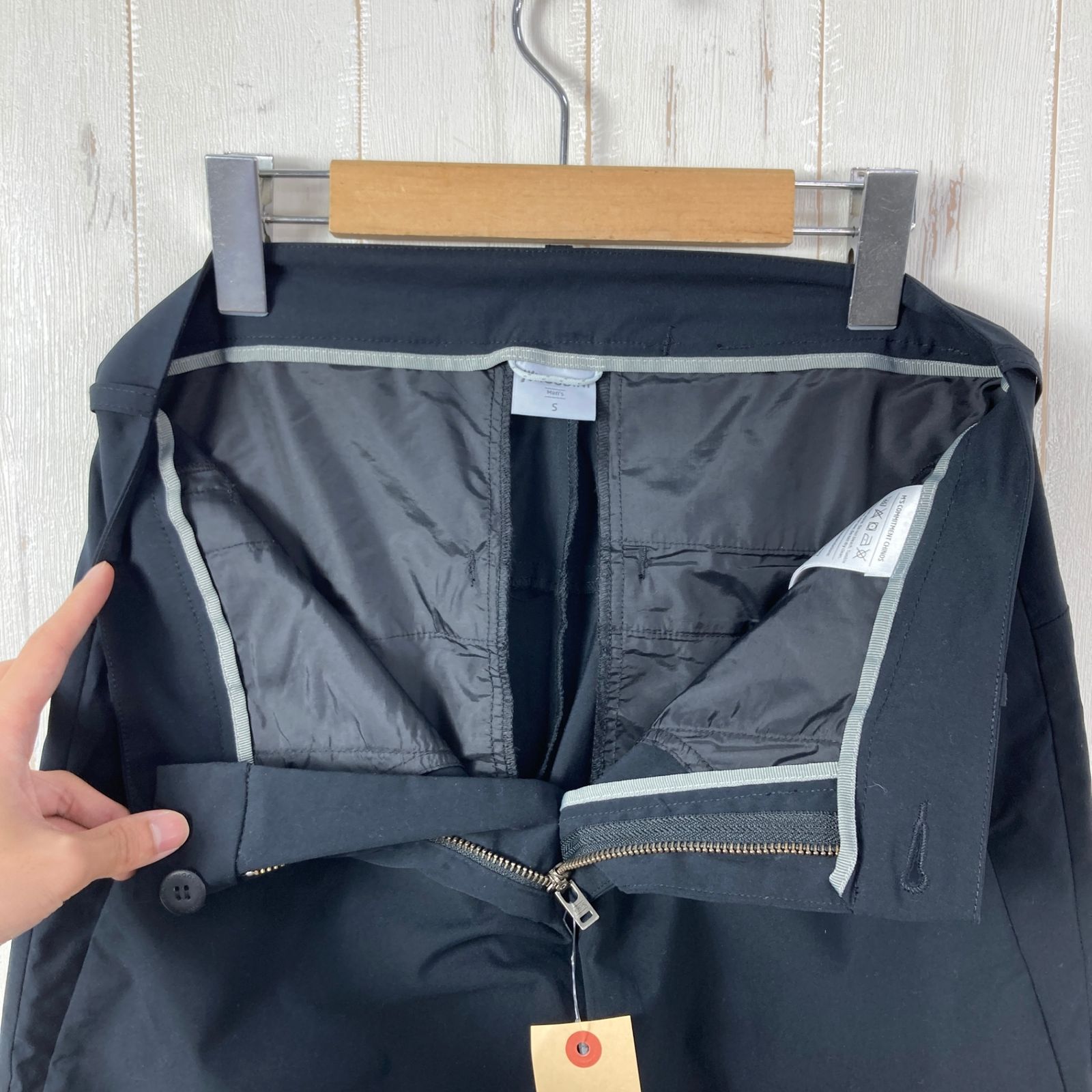 【Men's S ブラック系】 Houdini ( フーディニ ) コミットメント チノ パンツ Commitment Chinos Pants ポリエステル ウェア ボトムス ロングパンツ  z00059669 ✉️Men's S ブラック系 Houdini ( フーディニ ) コミットメント チノ