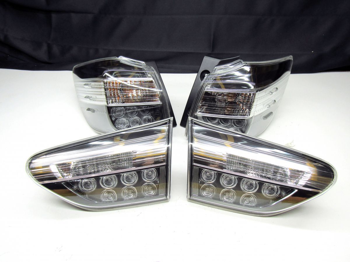 トヨタ 20 ウィッシュ 後期 純正 左右 テールランプ 4点SET ZGE20W
