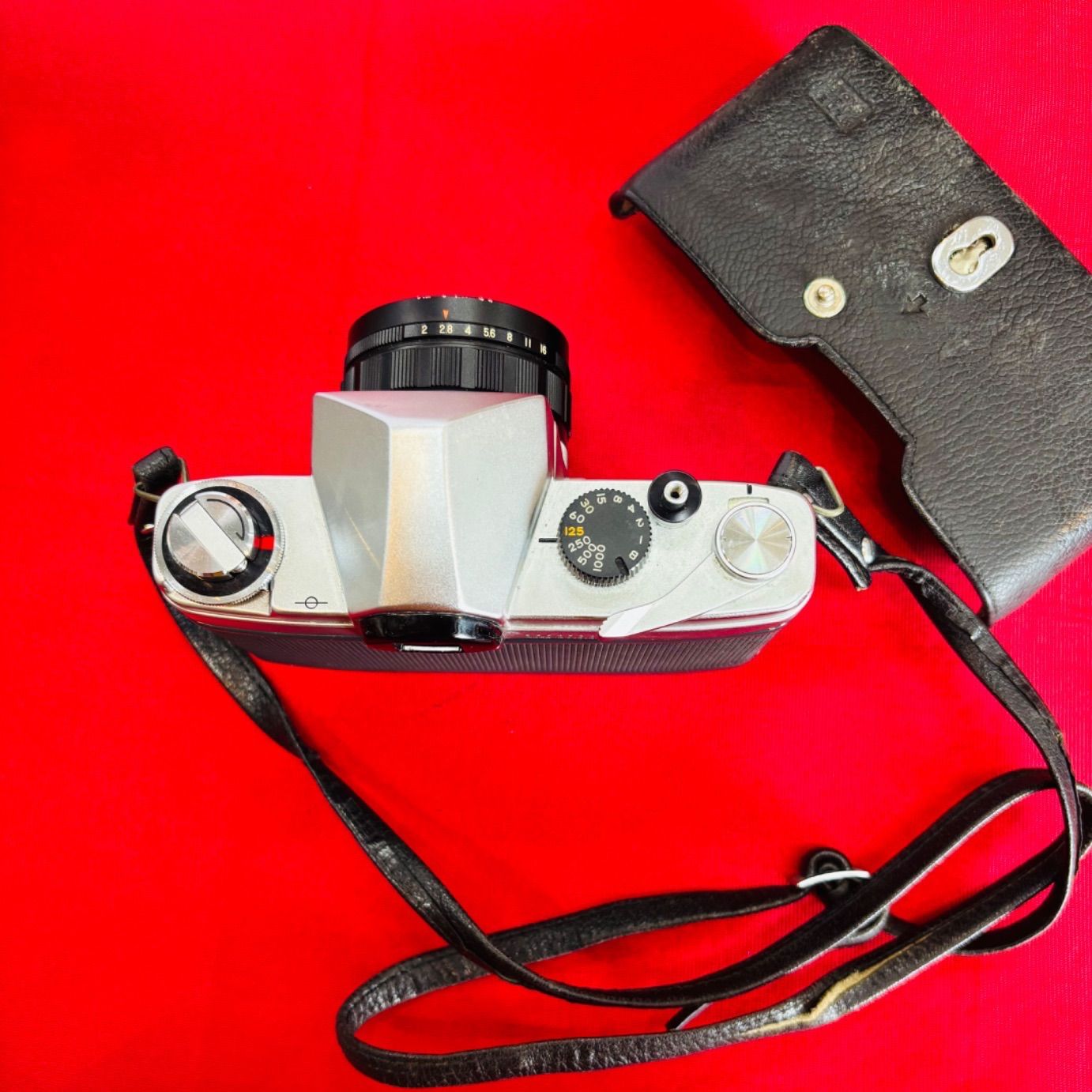 KONICA コニカ FS フィルム一眼レフカメラ レンズ付き ジャンク ケース