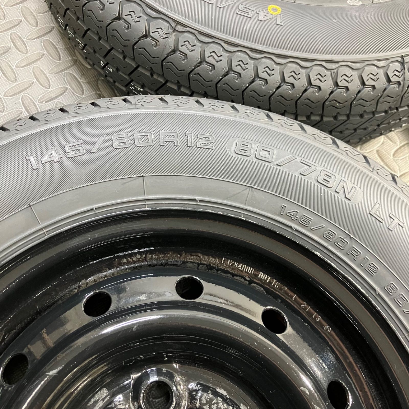 26年製 新品タイヤ 145/80R12 80/78N LT ヨコハマ スーパーバン356(夏