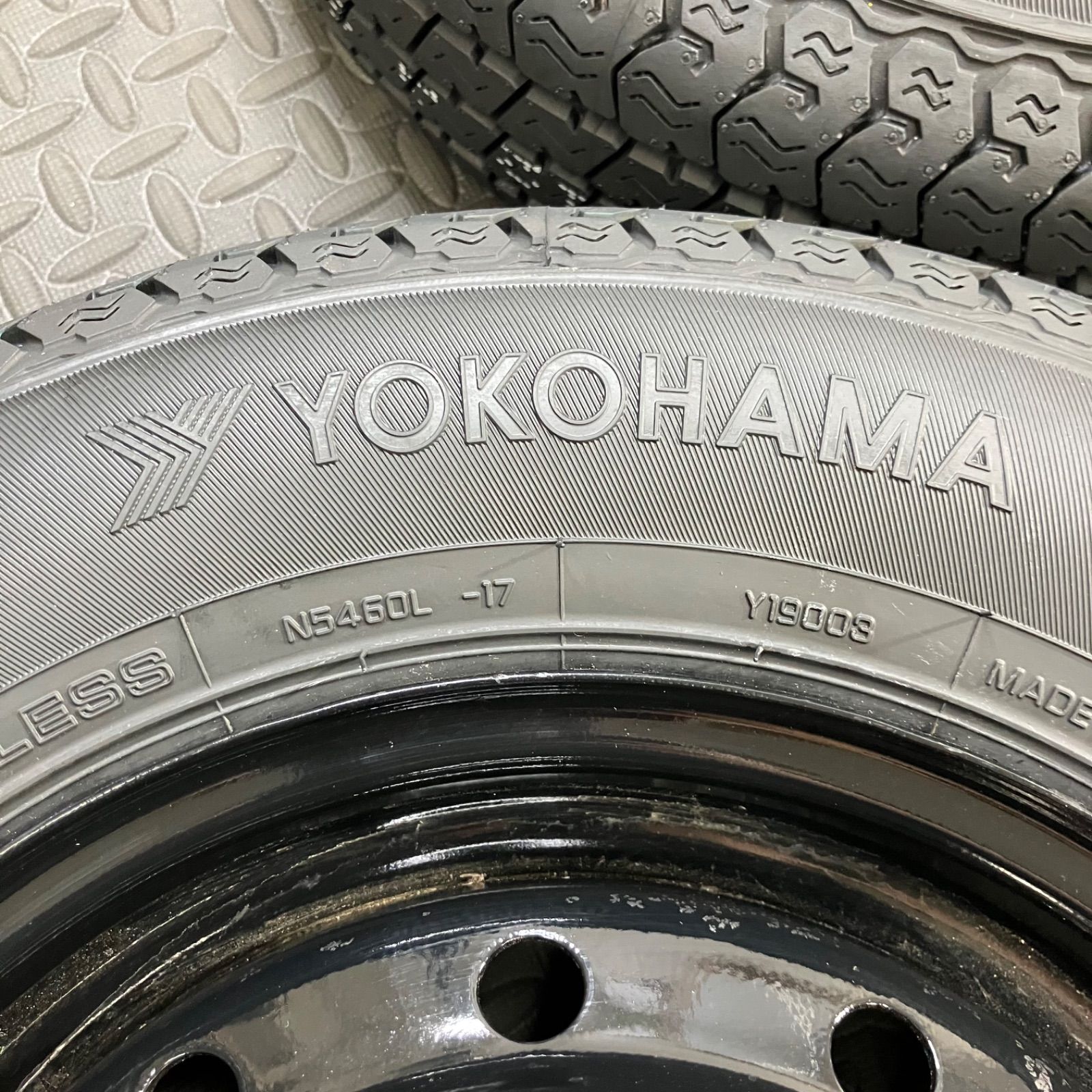 26年製 新品タイヤ 145/80R12 80/78N LT ヨコハマ スーパーバン356(夏