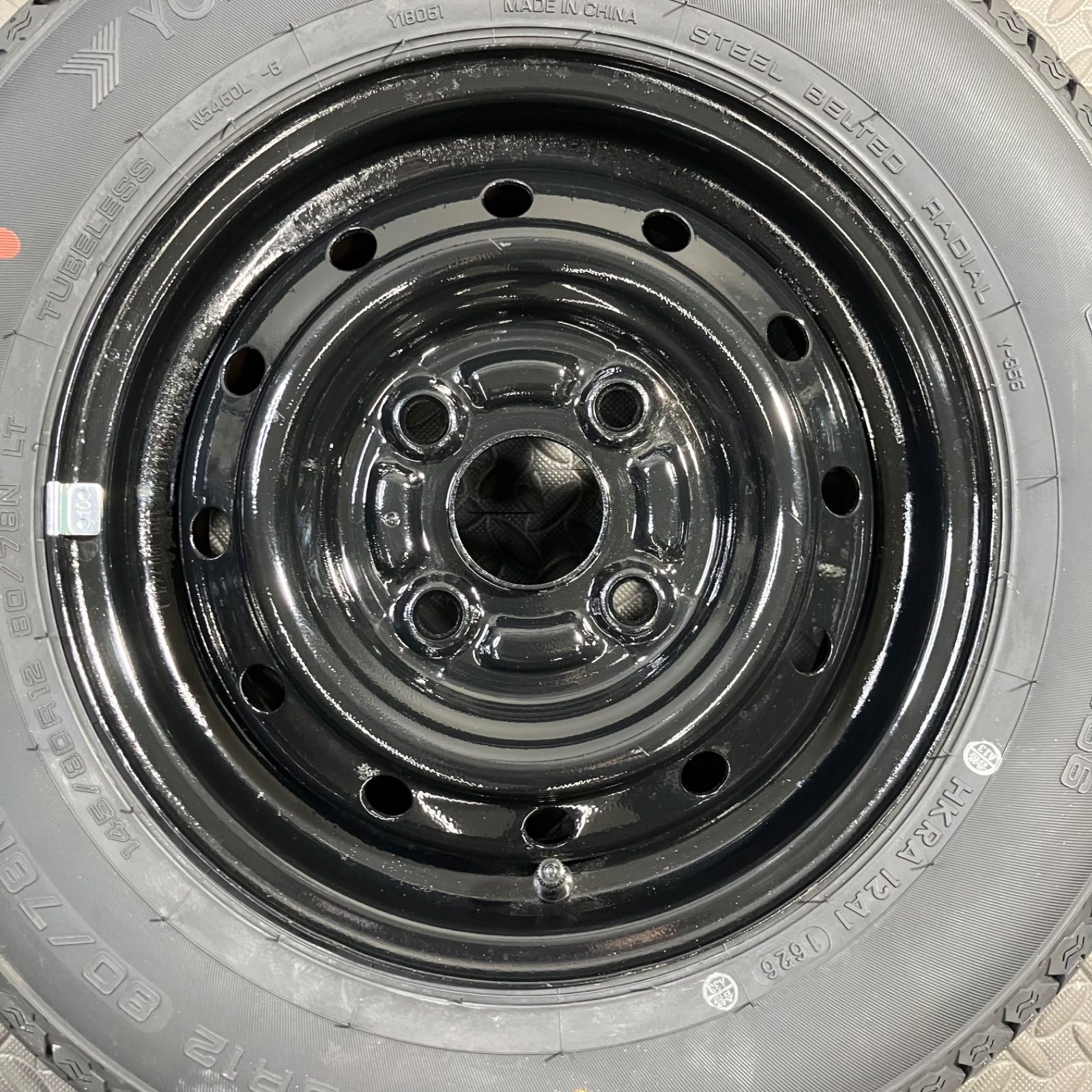 26年製 新品タイヤ 145/80R12 80/78N LT ヨコハマ スーパーバン356(夏