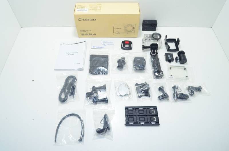 送料無料】Crosstour CT8500 4K Wi-Fi アクションカメラ 防水ケース 