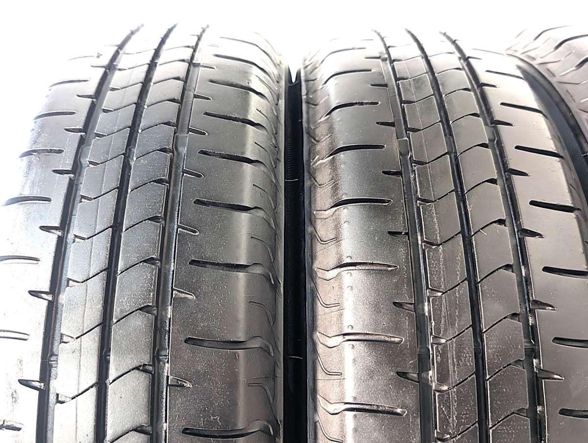 155/65R14 ブリヂストン NEWNO スズキ純正 14x4.5 100-4穴 中古タイヤ