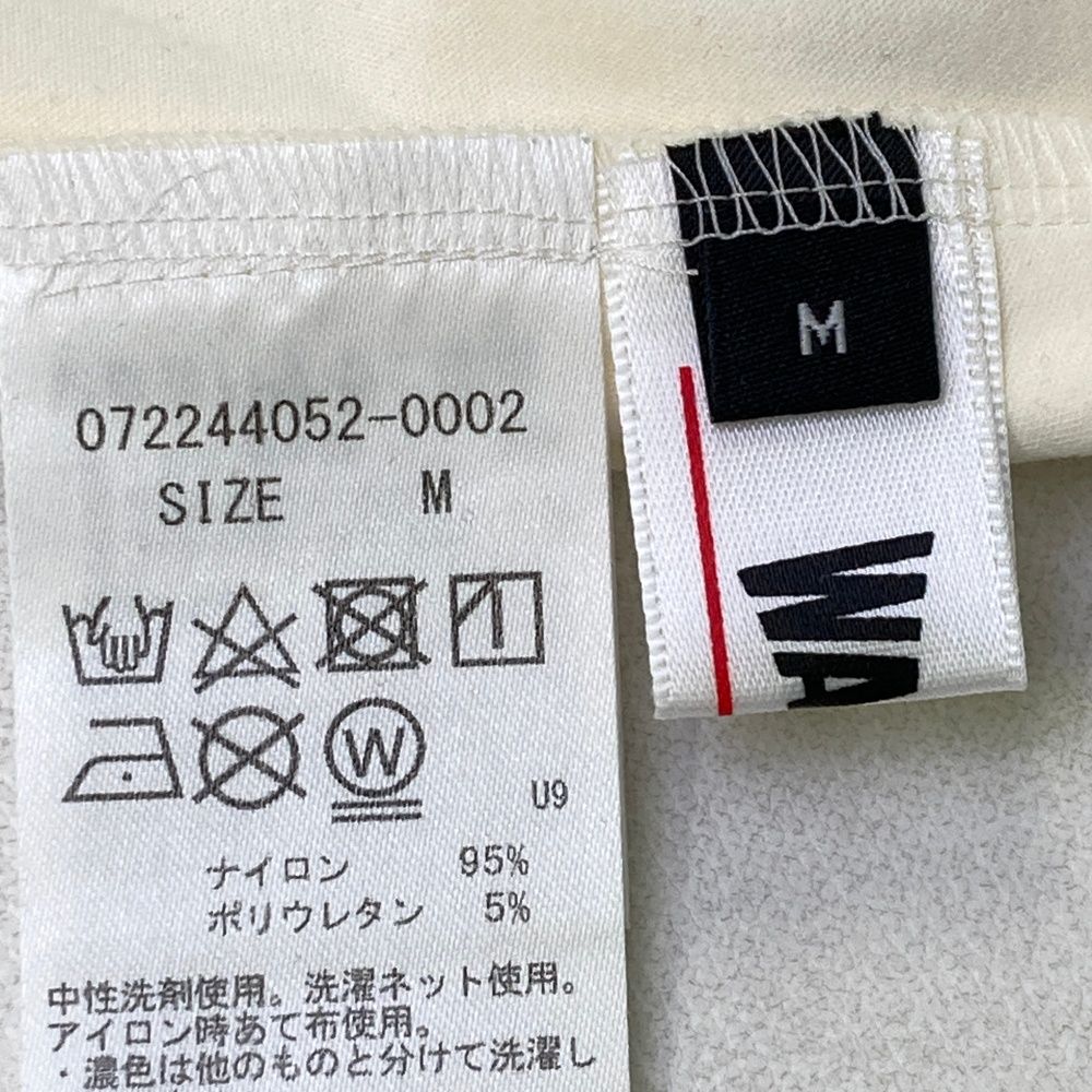 サイズ：M WAAC ワック 072244052-0002 ハイネック 長袖Tシャツ