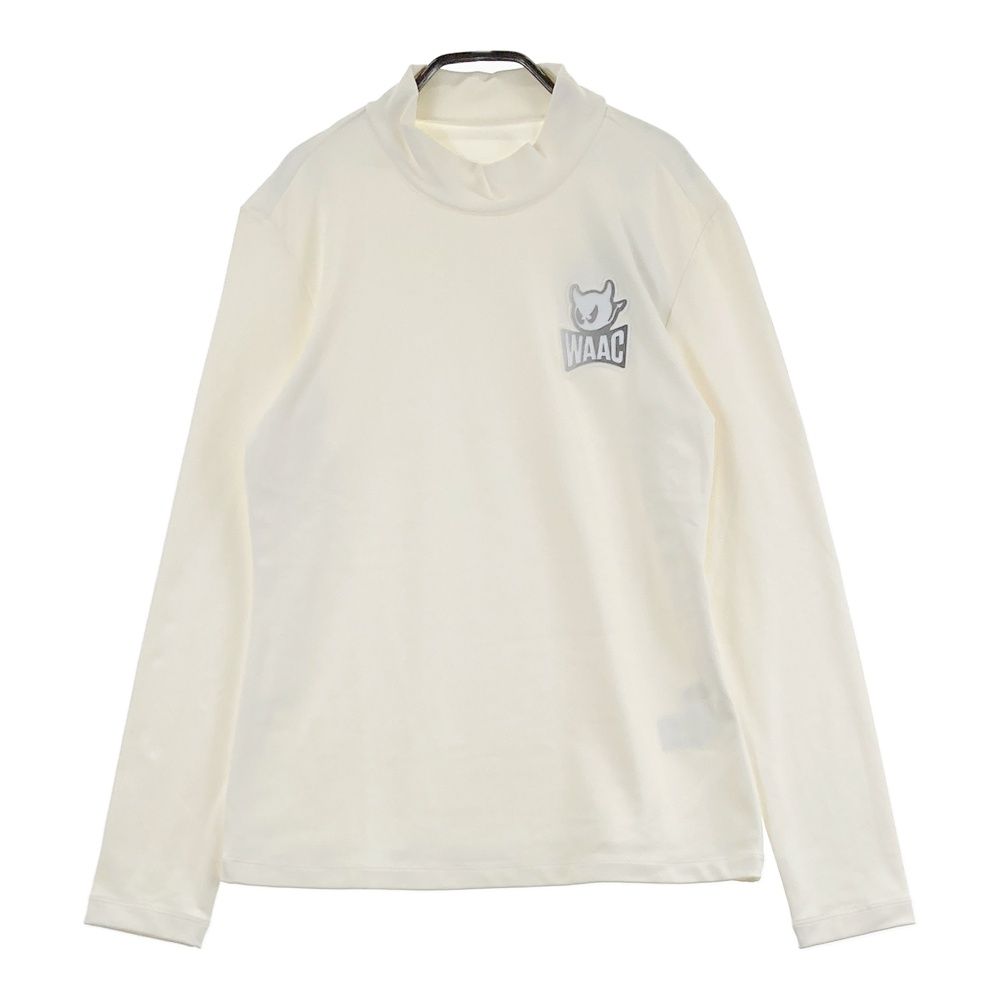 WAAC ハイネック長袖シャツ ホワイト サイズ：M WAAC ワック 072244052-0002 ハイネック 長袖Tシャツ