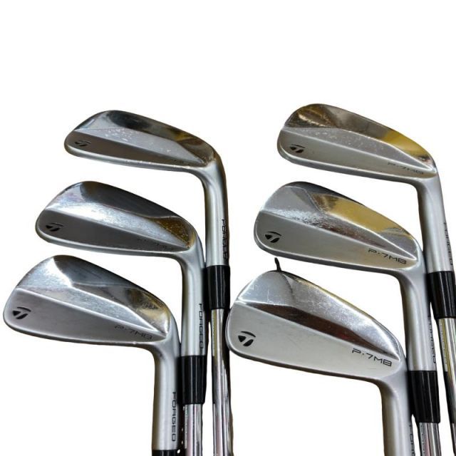 【中古】 テーラーメイド Taylor Made P・7MB(2023) 6S アイアンセット IR 純正特注シャフト (フレックスS) メンズ 男性用 右利き 右用 Cランク ゴルフクラブ
