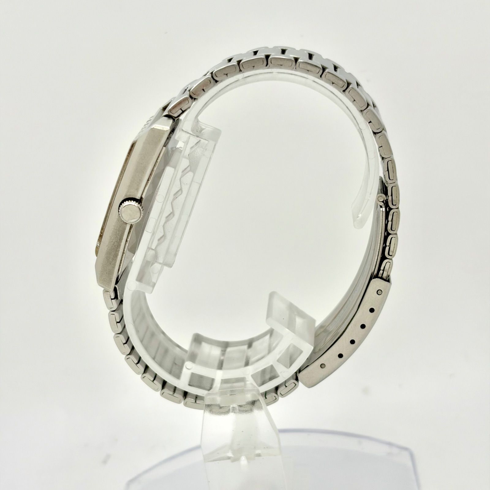 稼働】SEIKO セイコー シャリオ 機械式 手巻き メンズ 腕時計 シルバー