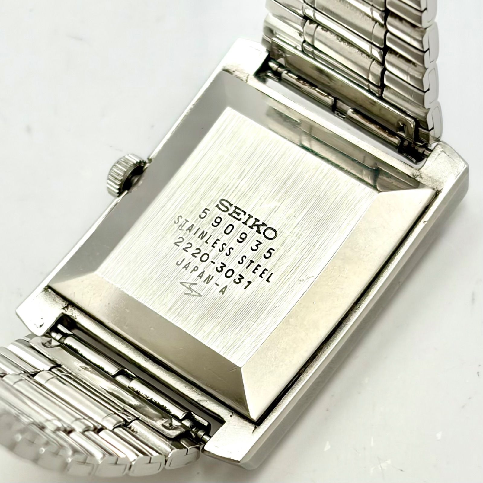 稼働】SEIKO セイコー シャリオ 機械式 手巻き メンズ 腕時計 シルバー