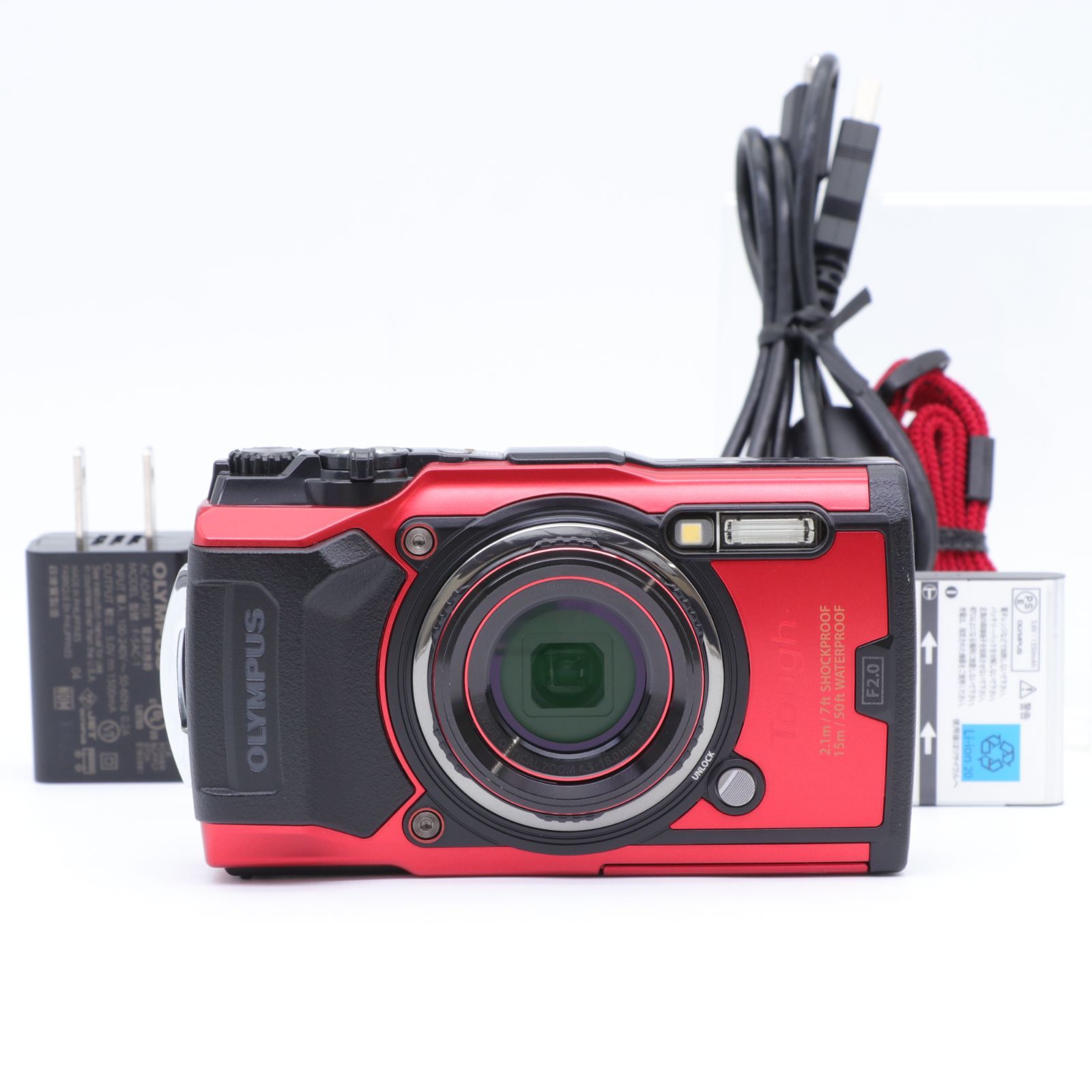 送料無料】【並品】Tough TG-6 レッド - メルカリ