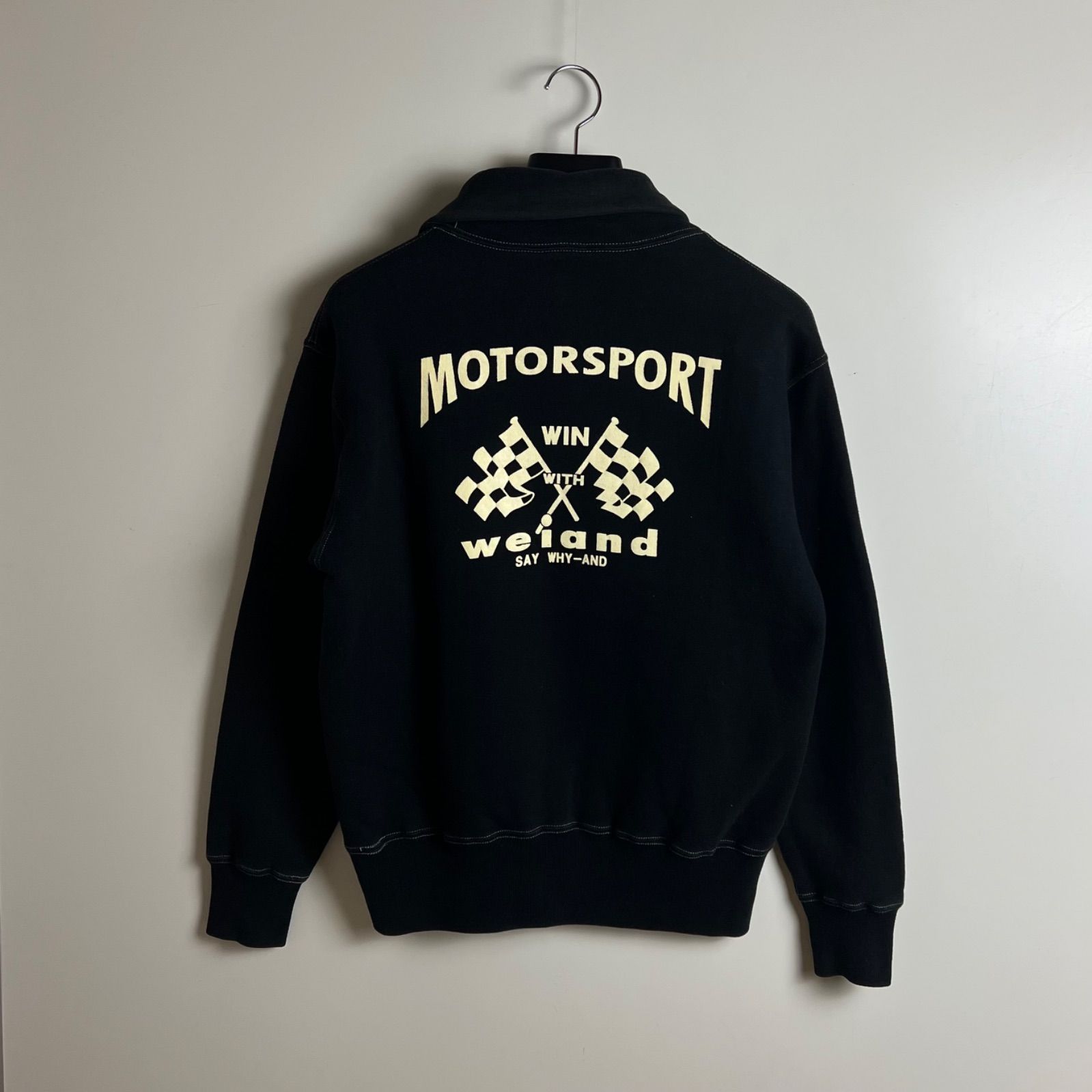 CUSHMAN motorsport HALF ZIP TURTLE SWEAT L クッシュマン 定番