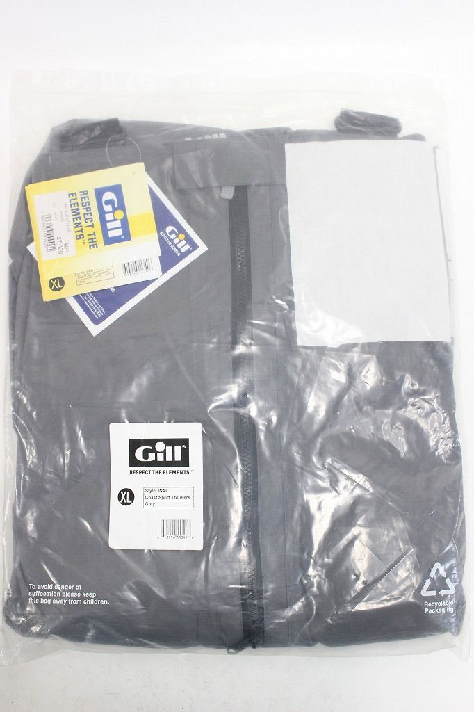【未使用タグ付き】Gill ギル コーストスポーツ トラウザーズ IN4T サイズXL グレー系 7-N212/1/080