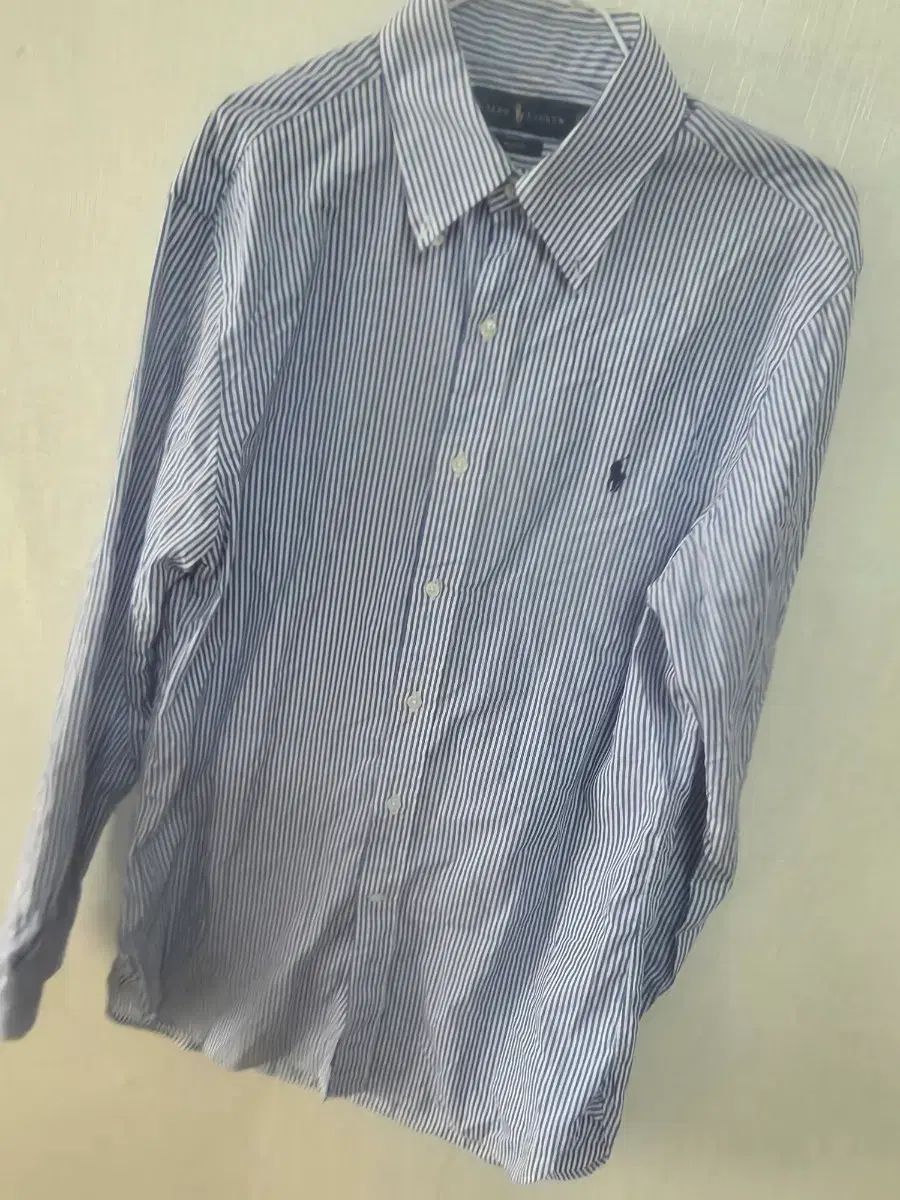 RALPH LAUREN POLO ストライプ シャツ ネイビー FIT SLIM ラルフ 