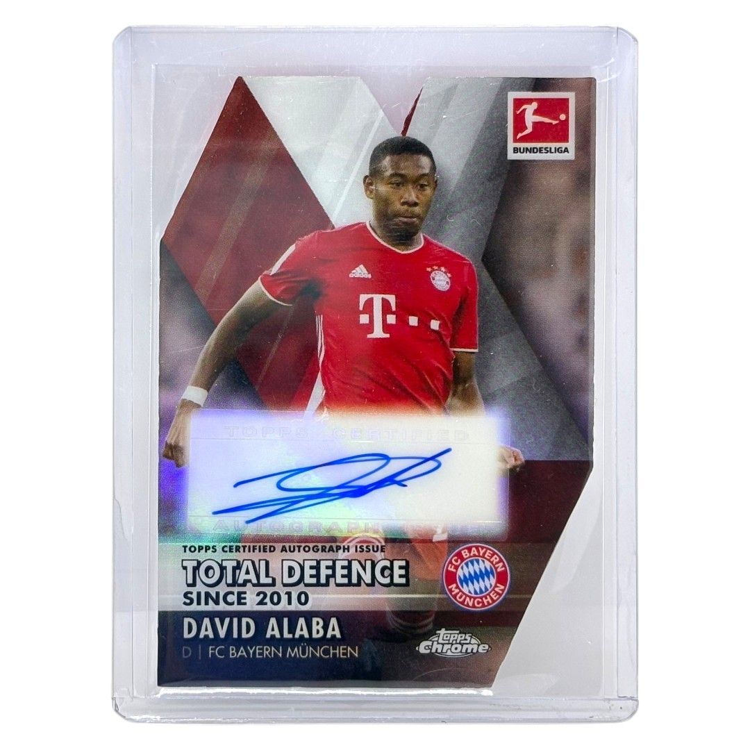 TOPPS サッカーカード CHROME DIE-CUT DAVID ALABA BAYERN MUNCHEN /50 