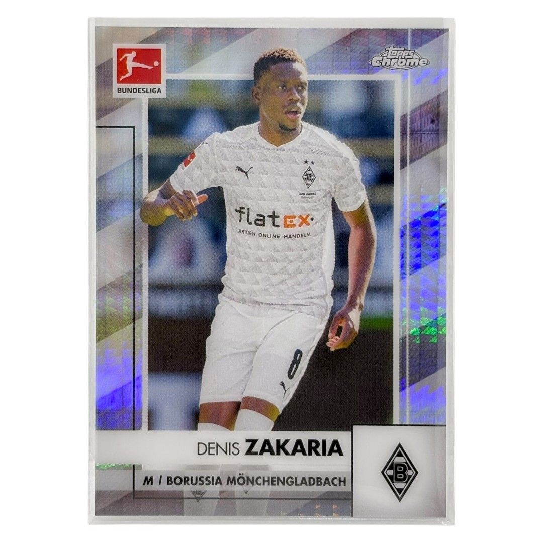 TOPPS サッカーカード CHROME DENIS ZAKARIA BORUSSIA MONCHENGLADBACH