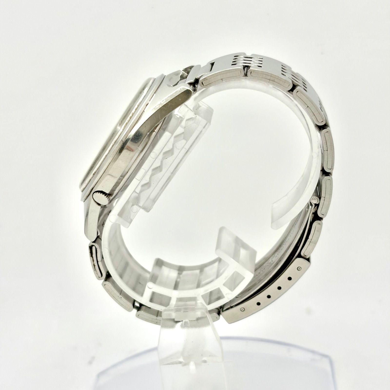 稼働】SEIKO5 セイコー5 機械式 自動巻き メンズ 腕時計 シルバー