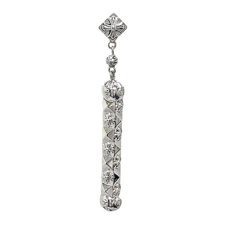 CHROME HEARTS クロムハーツ　ピラミッドスタッドシルバーピアス Chrome Hearts クロムハーツ STUD DANGLE PYRAMID スタッド ダンクル