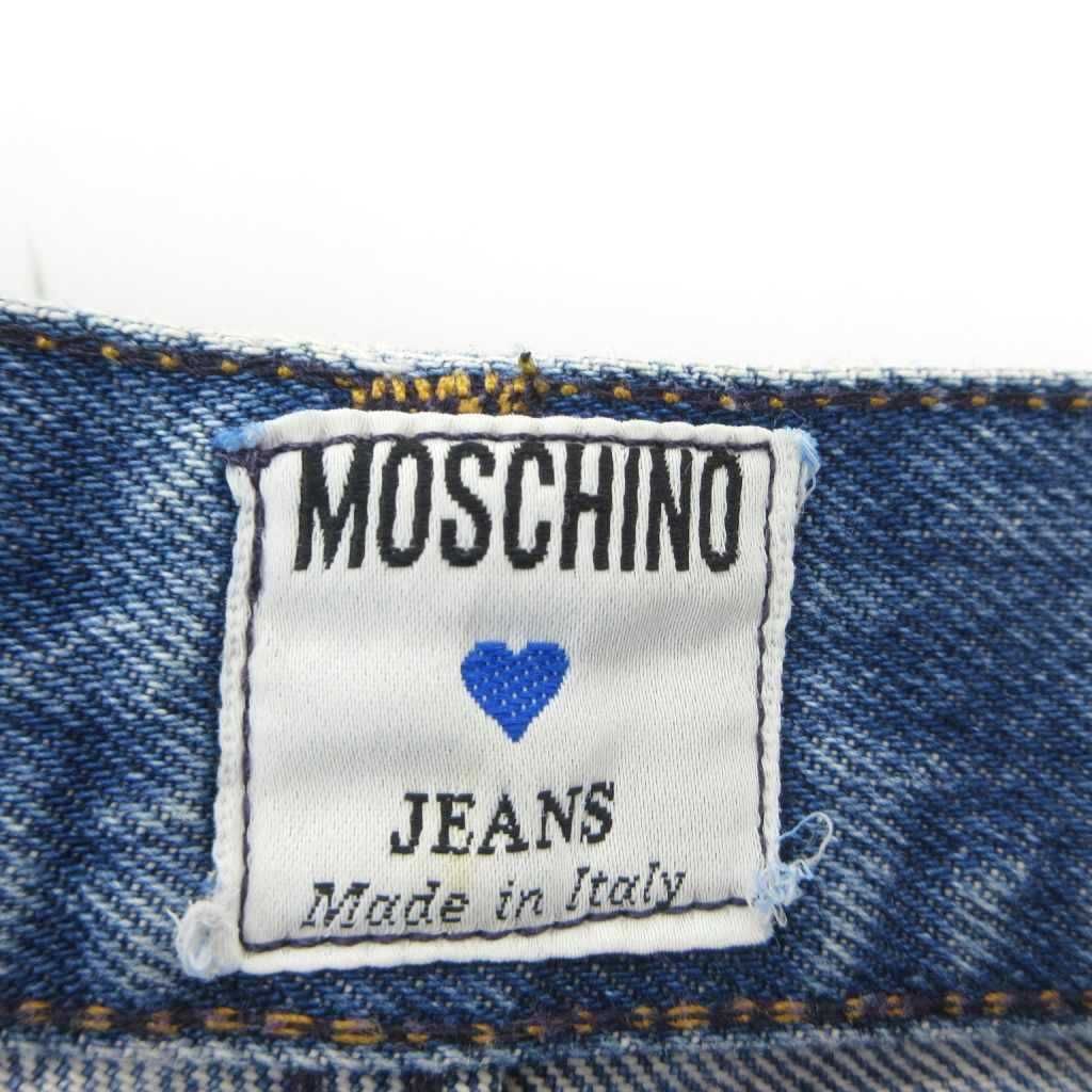 モスキーノジーンズ MOSCHINO JEANS ジーンズ 28 L 32 インディゴ