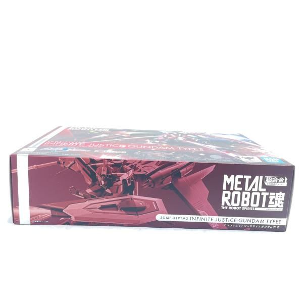 中古】METAL ROBOT魂 SIDE MS ｲﾝﾌｨﾆｯﾄｼﾞｬｽﾃｨｽｶﾞﾝﾀﾞﾑ弐式 開封 機動戦士