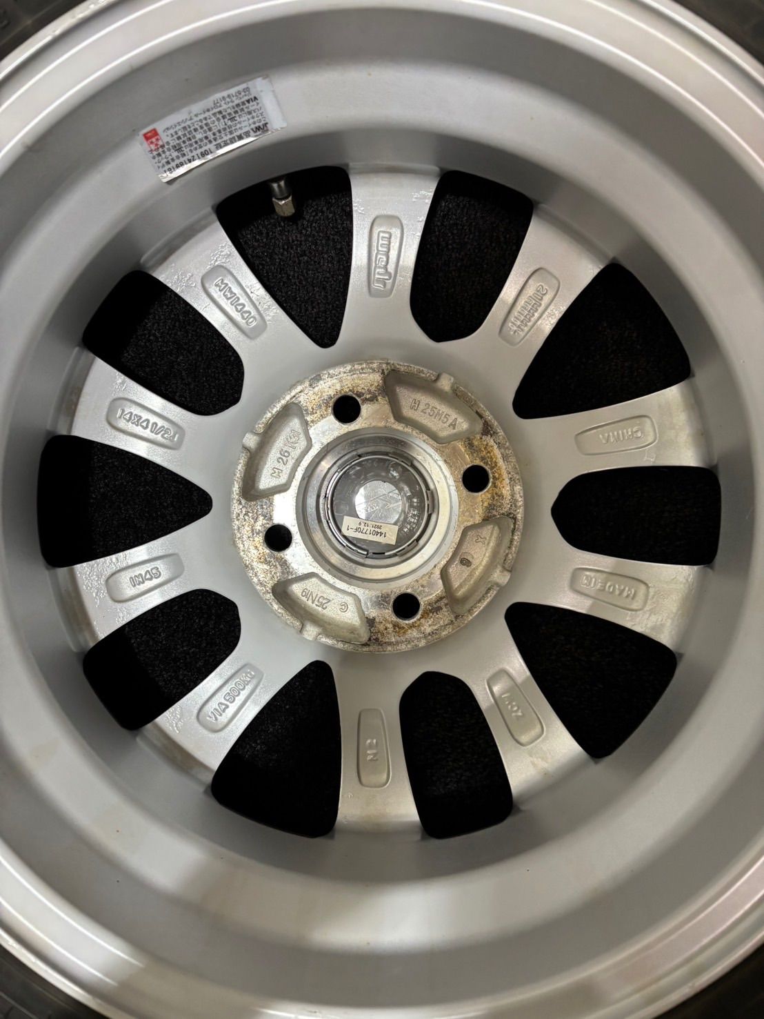 ☆155/65R14 GOODYEAR/ICENAVI 7 22年製 JOKER 14インチ 4.5J +45 100 