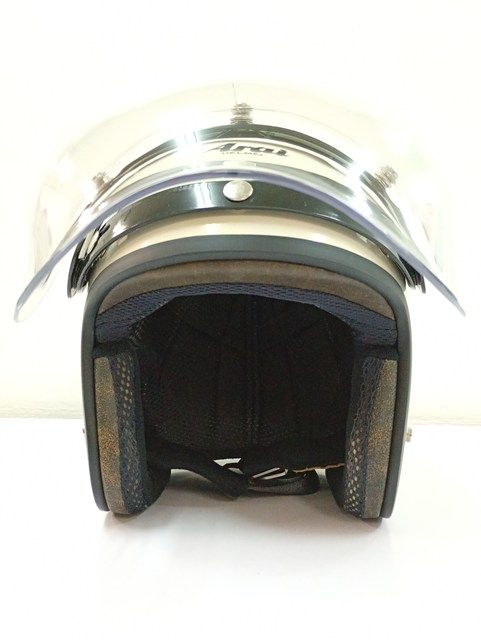 E383 [人気] Arai アライ ヘルメット 55.56cm グラスホワイト