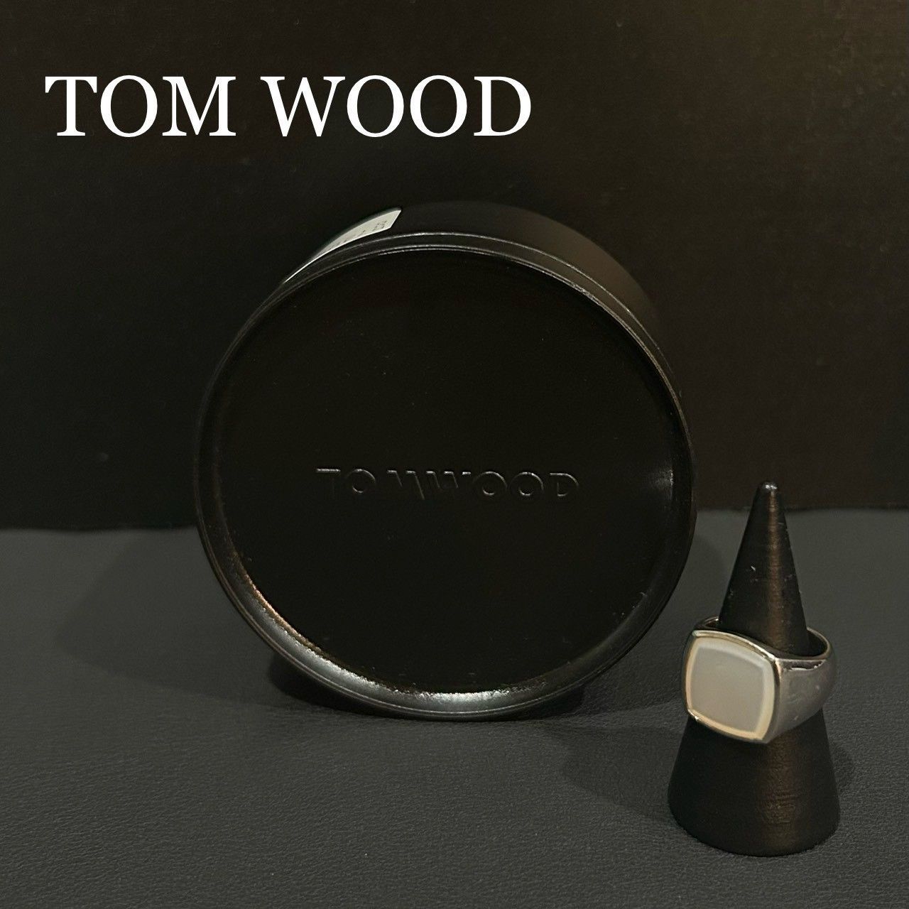 『TOM WOOD』トムウッド (10号) シグネットリング クッション 指輪