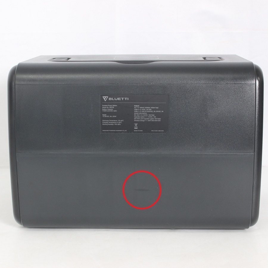 美品】BLUETTI EB70S スチールグレー ポータブル電源 716Wh/800W