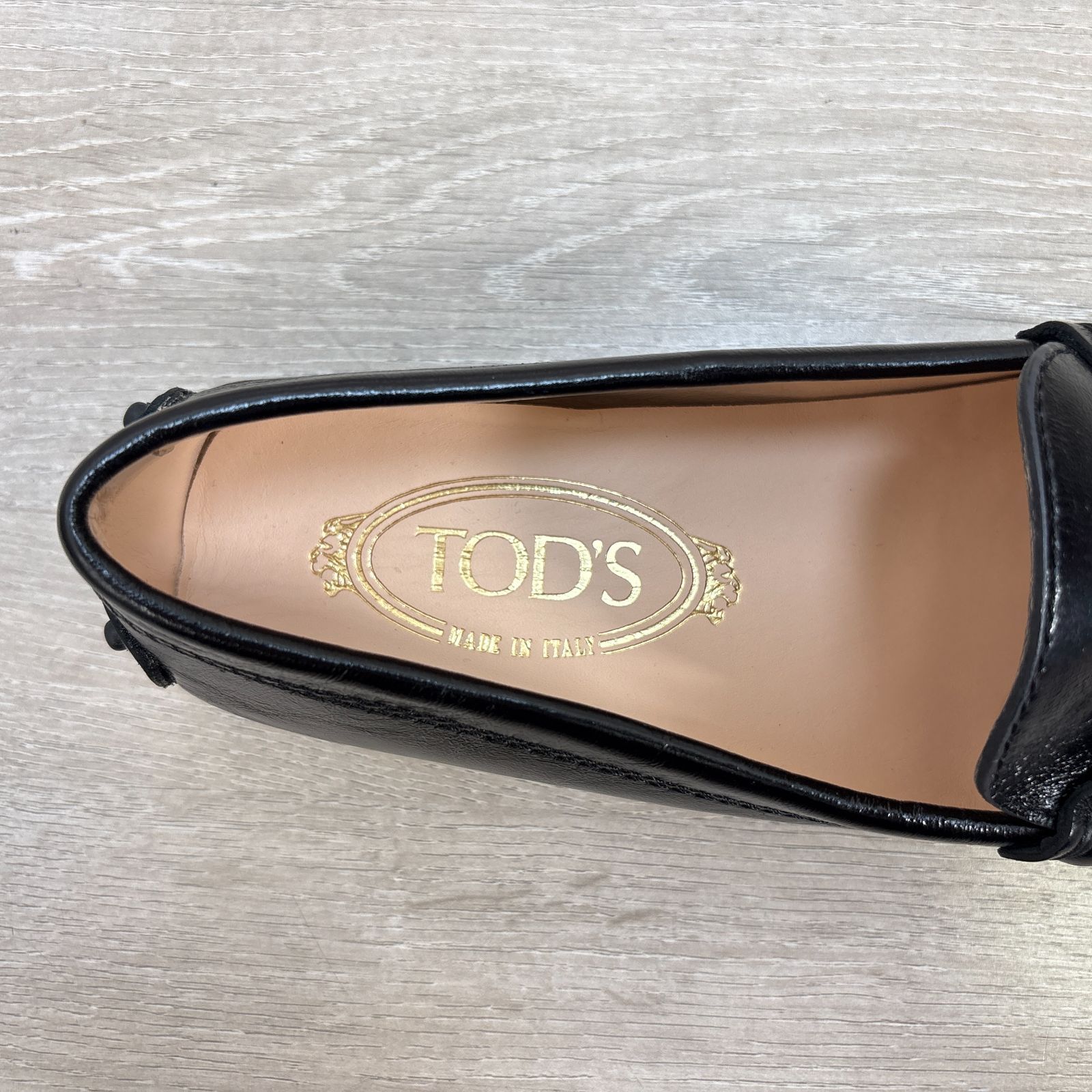 TOD'S トッズ Tタイムレス レザー ローファー ドライビングシューズ
