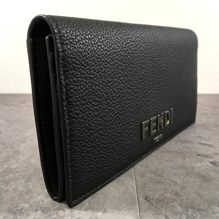 未使用品 FENDI ROMA 長財布 7M0264 ブラック レザー 箱付き 381