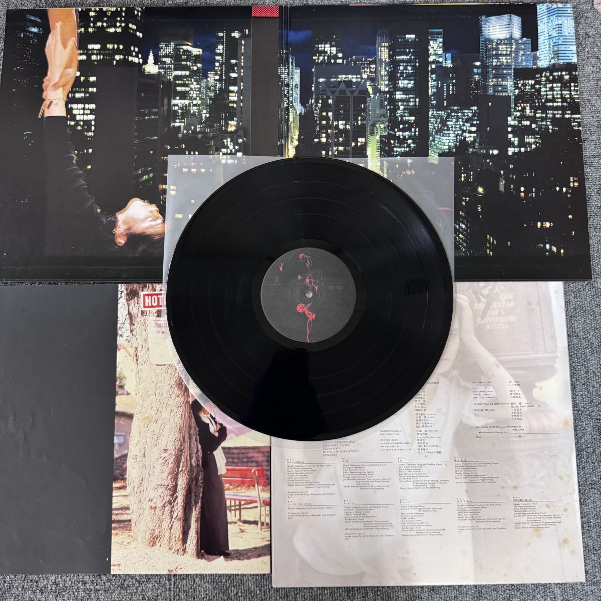 帯付/ 国内盤 中島みゆき/36.5/AARD-VARK C28A0527 LP/レコード/record