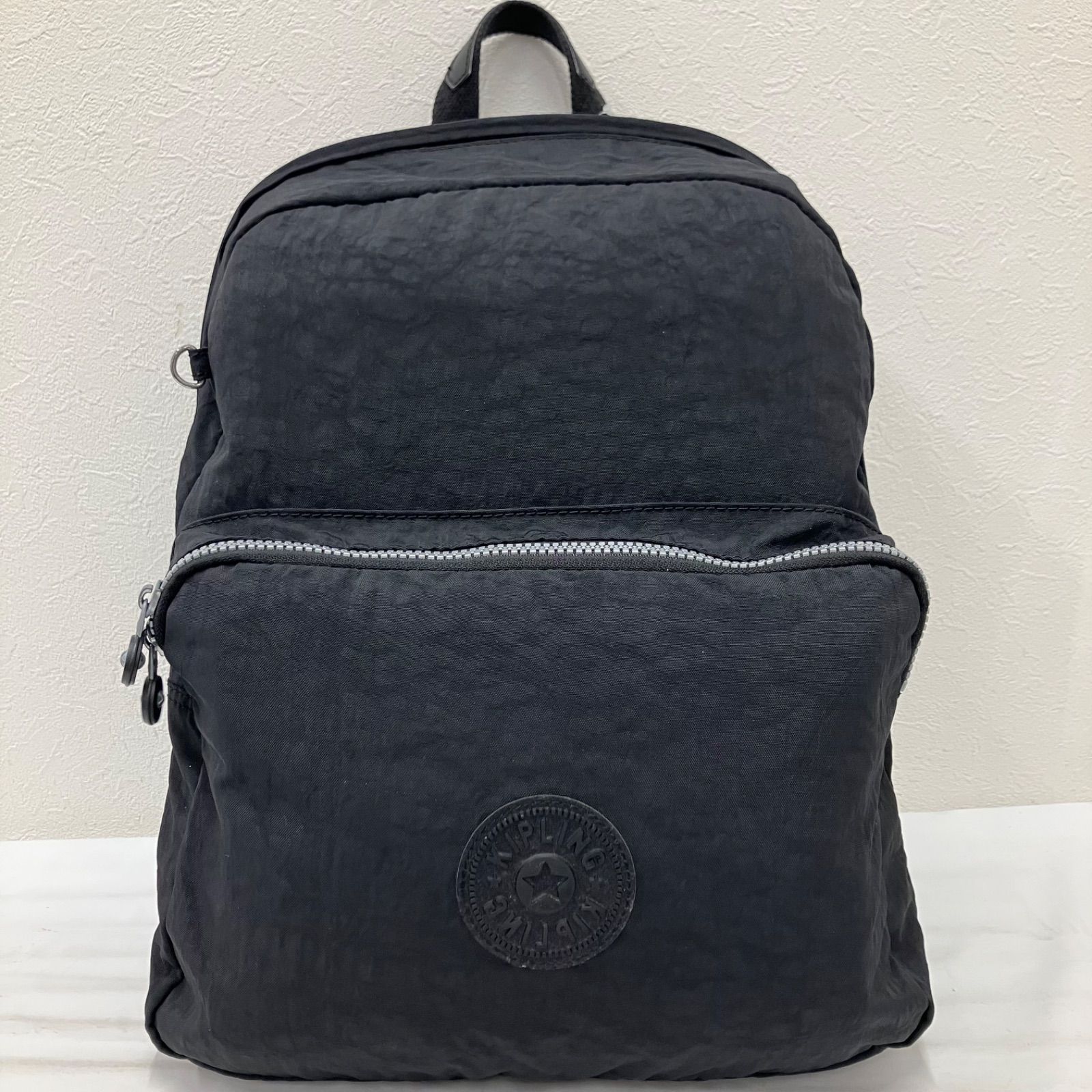 3996 KIPLING キプリング リュック バックパック ブラック系 黒 無地