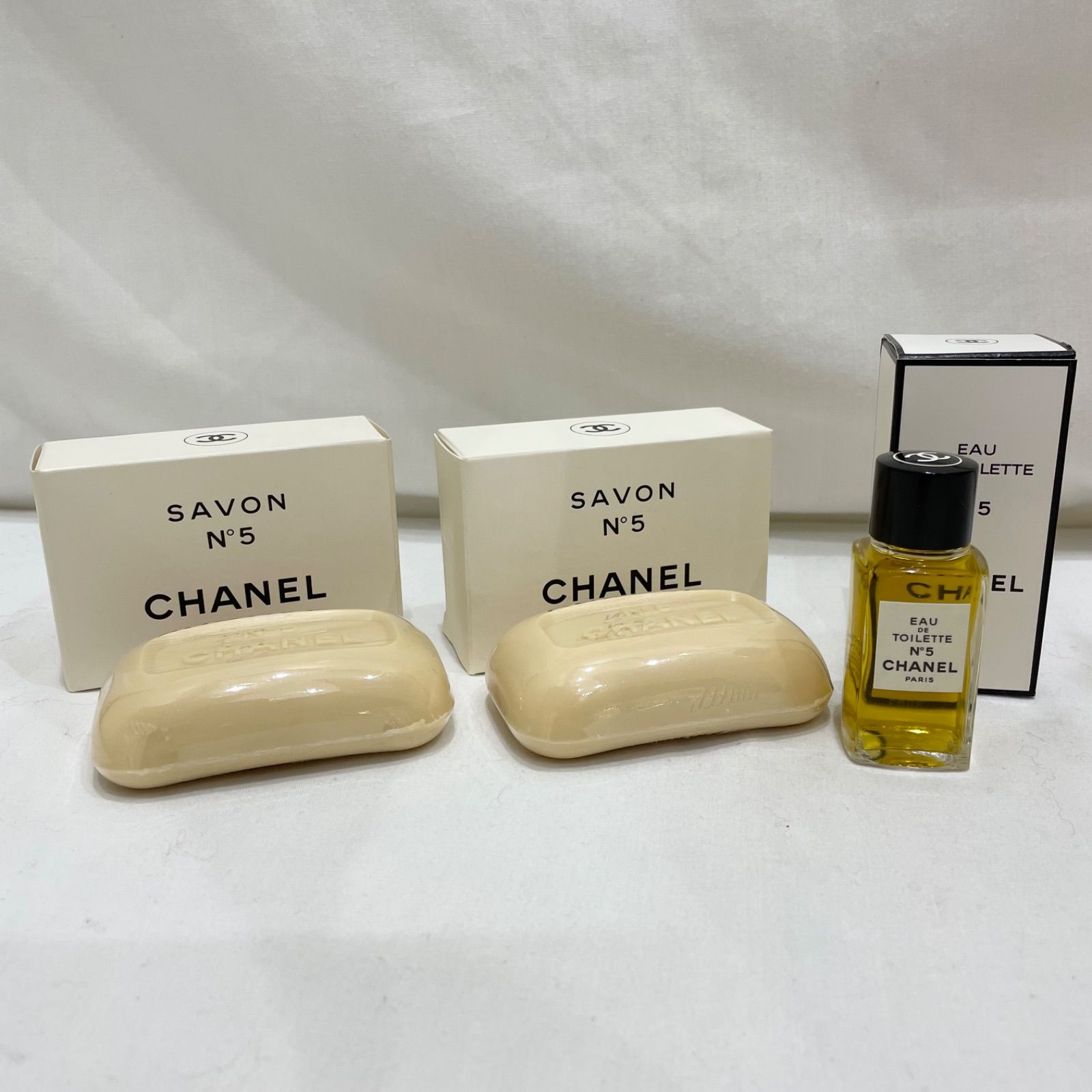 CHANEL N5 サヴォン＆オードゥ トワレットセット 箱汚れあり-入荷予定
