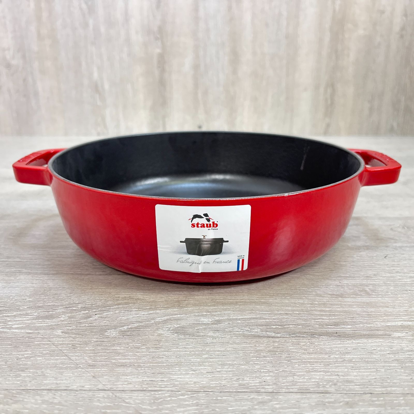 STAUB ストウブ Sukiyaki&グリルパン 26cm チェリー 40508-281 両手鍋