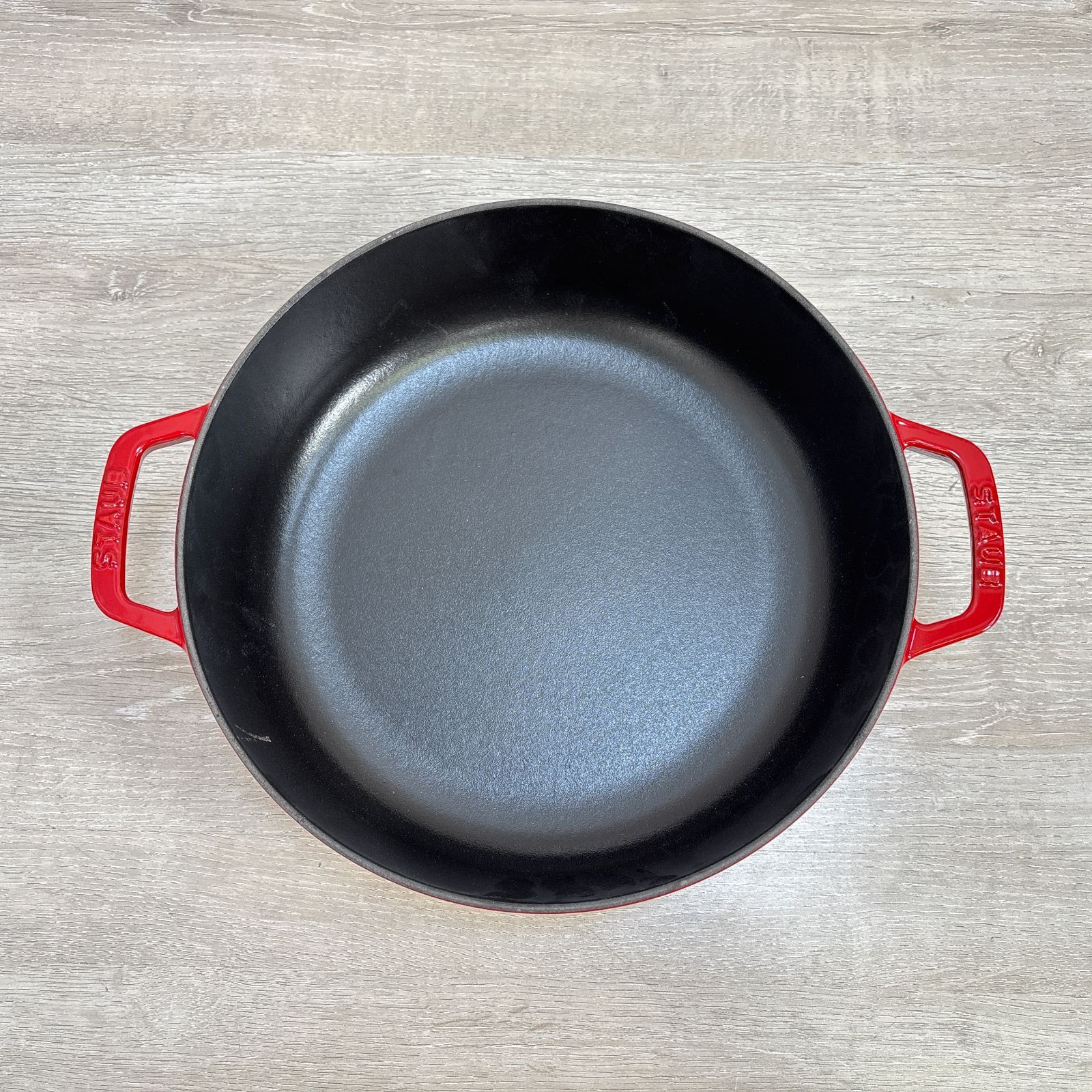 STAUB ストウブ Sukiyaki&グリルパン 26cm チェリー 40508-281 両手鍋