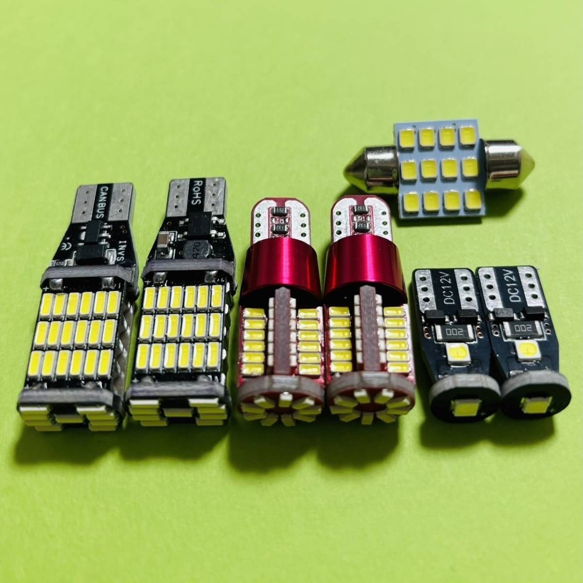 爆光！エブリィワゴン DA64系 DA17W T10 LED ルームランプ ナンバー灯
