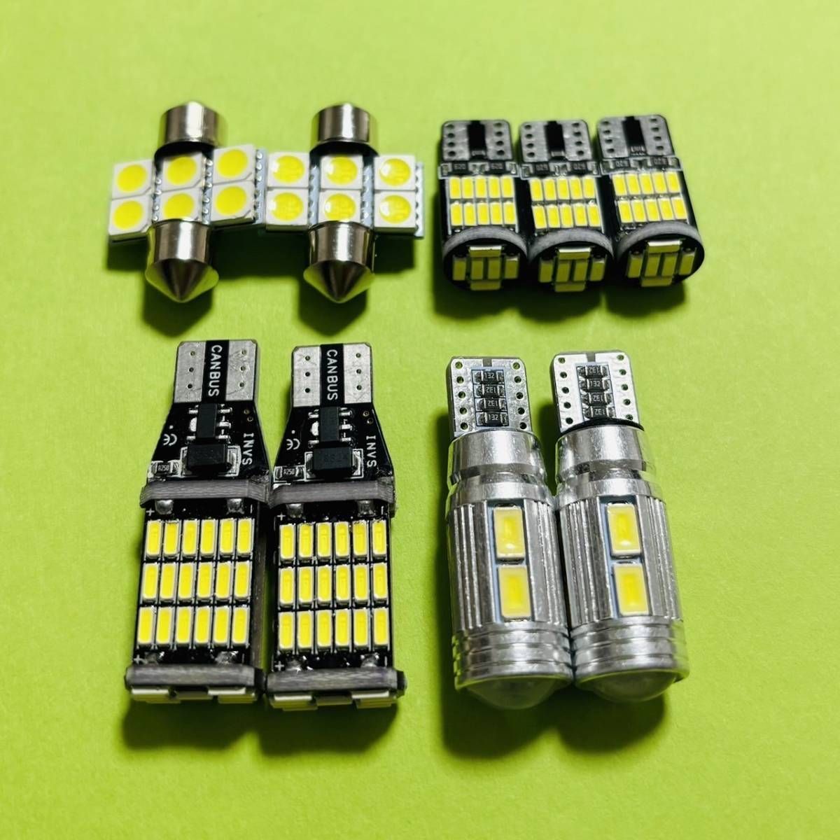 ホンダ バモス☆H4 ヘッドライト T10 LED ルームランプ 11個セット 超爆光！ホンダ バモス ホビオ T10 LED ルームランプ バックランプ