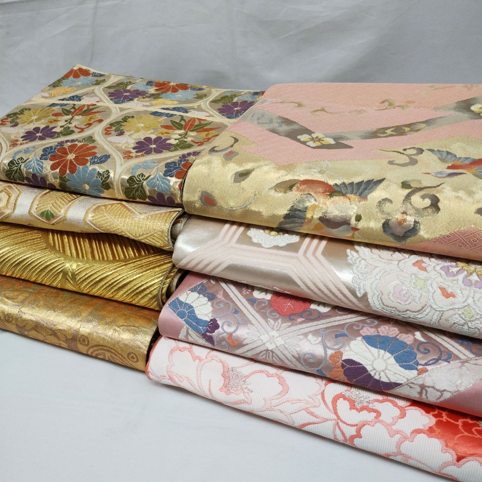 袋帯8本 156半幅帯(小袋帯)8本まとめ売り浴衣 小紋 着物 菖蒲文・単衣