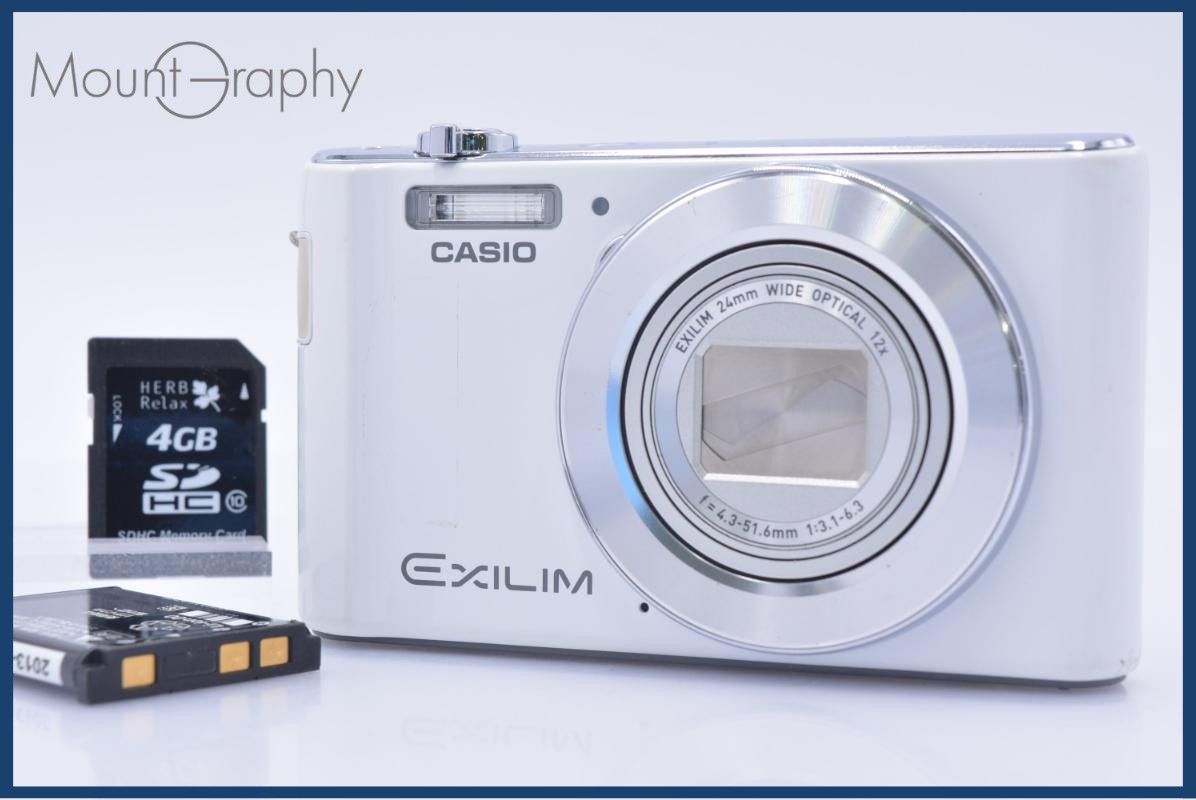 [Operation Guarantee] Casio CASIO EXILIM EX-ZS180 12x with battery, strap and memory card included, free of charge #am8594