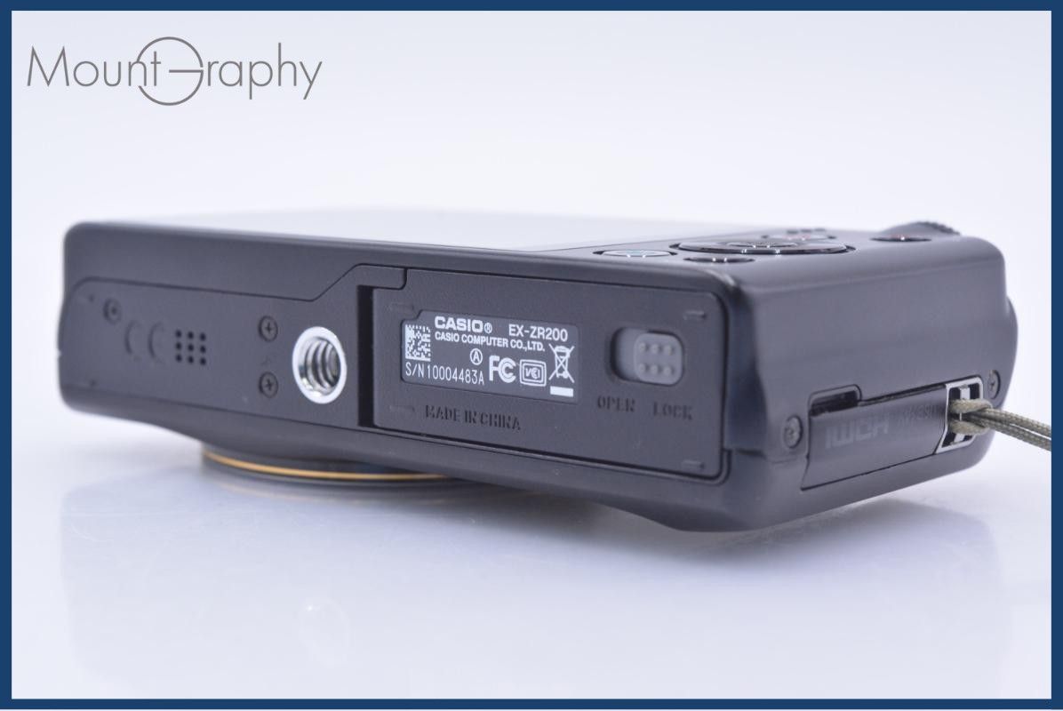 カシオ CASIO EXILIM EX-ZR200 12.5x バッテリー付属 同梱無料 #am8625