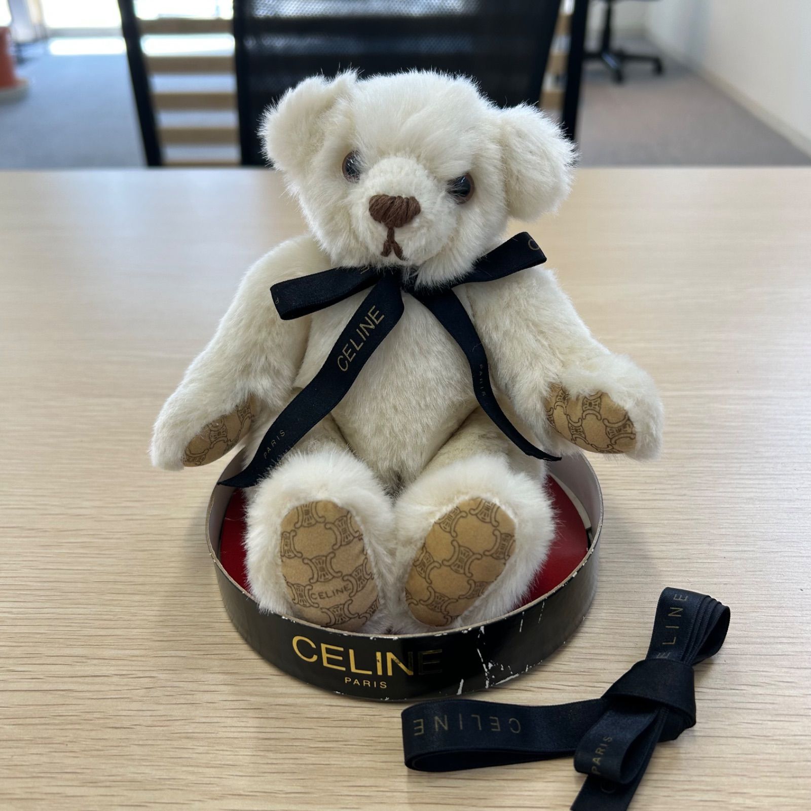 CELINE セリーヌ テディベア ぬいぐるみ トリオンフ - メルカリ