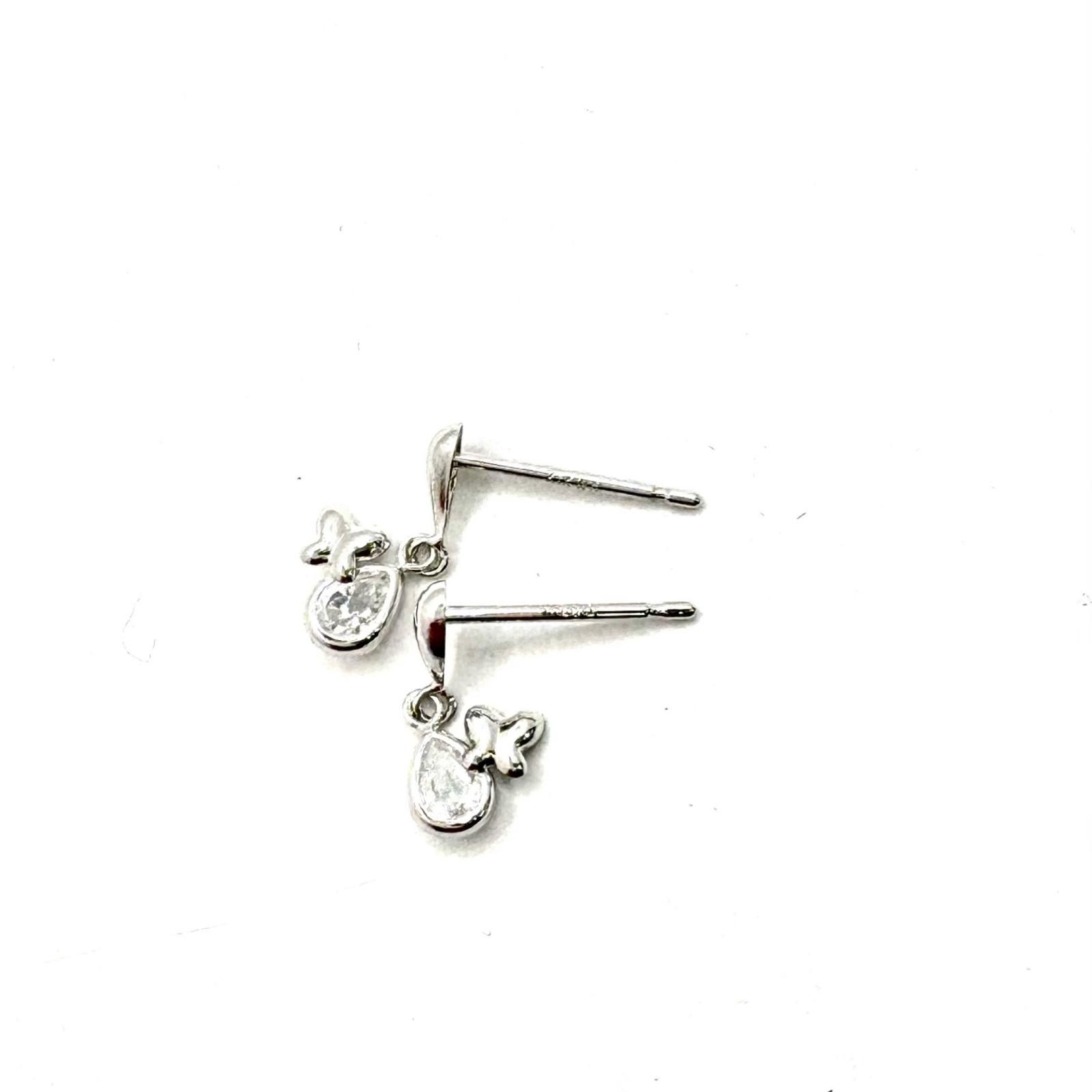 JEWELRY ジュエリー K14WG/CZ/0.4g ﾋピアス K14ホワイトゴールド K14WG