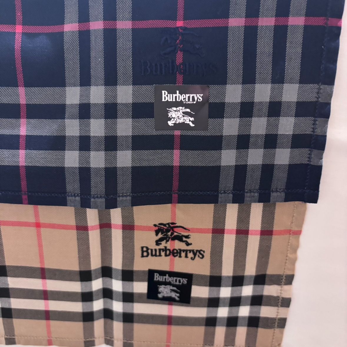 UM266177609 BURBERRYS バーバリー ノバチェック ハンカチ 47×47cm