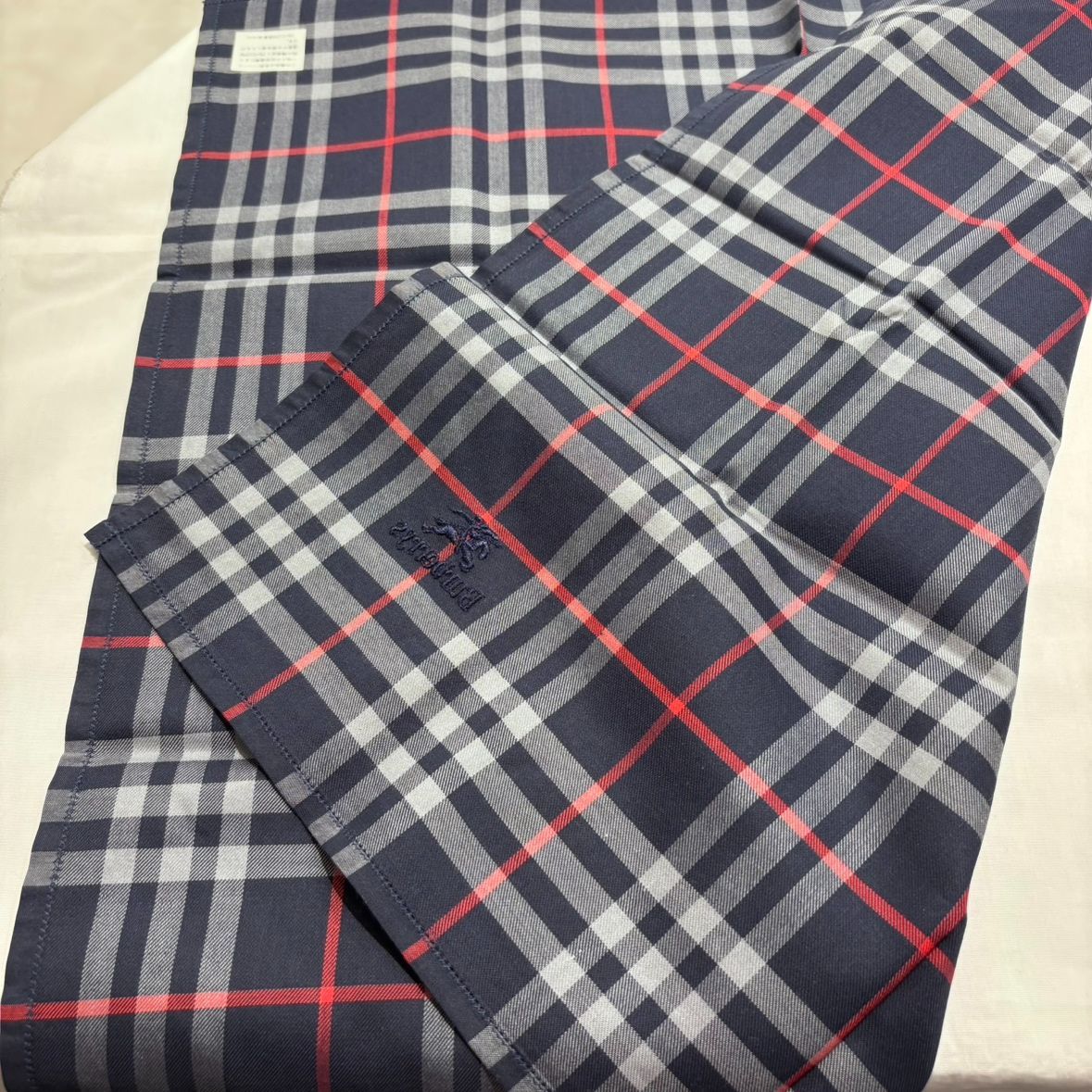UM266177609 BURBERRYS バーバリー ノバチェック ハンカチ 47×47cm